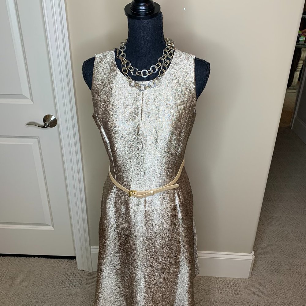 GOLD PARTY DRESS SIZE 8